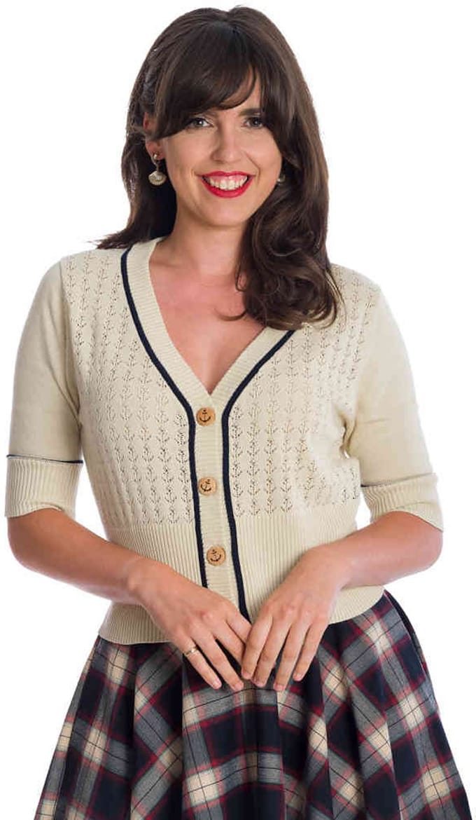 Banned - BOAT CLUB Cardigan - 2XL - Wit