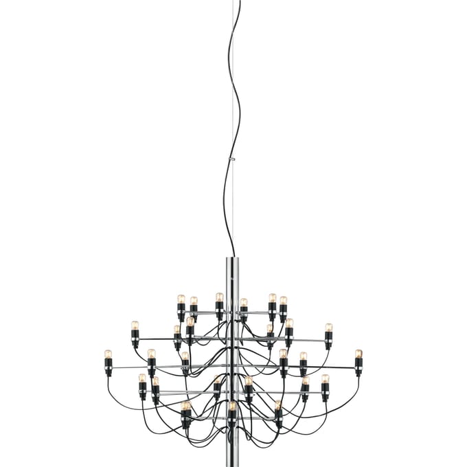 Flos 2097/30 Clear Bulbs Hanglamp - chroom
