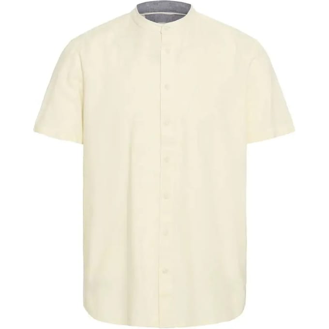 Blend - BHBOBBY Shirt mandarin ss - Heren - Shirts