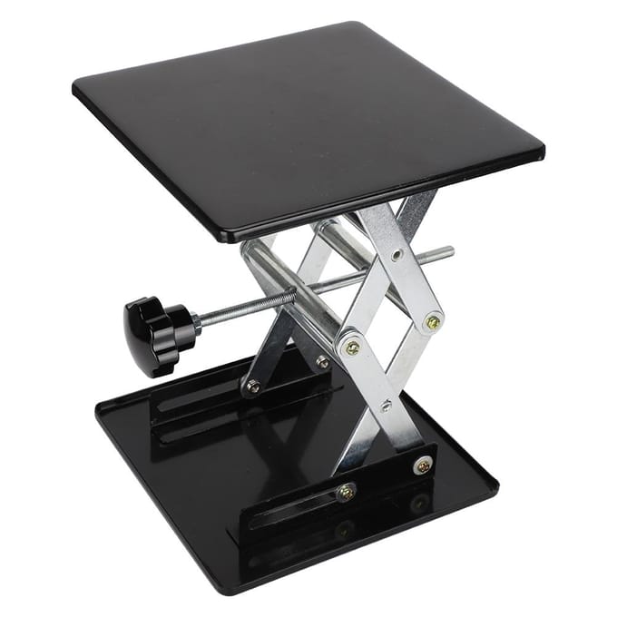 200mm x 200mm Laboratorium Lab Jack Hefplatform Schaarstandaard Rek J03004 gray