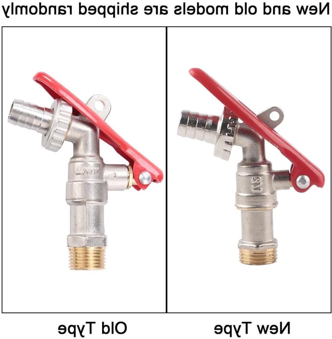 Verstelbare Waterkraan met Slot, 1/2" Messing Buiten- en Tuingereedschap tot 1.6 Mpa Druk