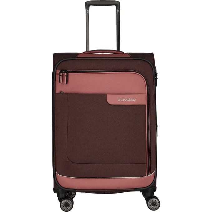 travelite VIIA 4W Trolley Spring Rose Lichtrood 67cm