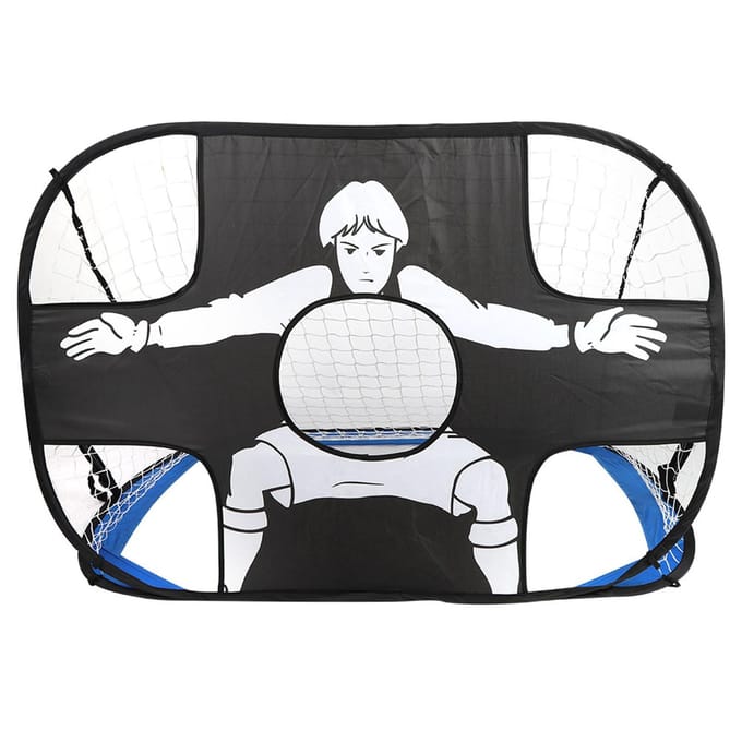 Kinder Voetbaldoelnet Indoor Outdoor Spel Wedstrijd Schiet Training Kinderen Voetbalnet white