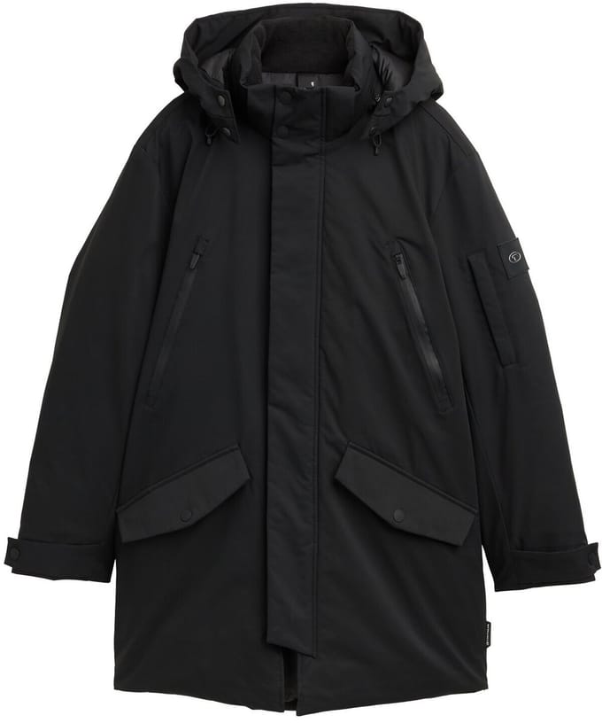 Tom Tailor - TT.PRO.TECH parka met afneembare capuchon - Maat S - Black