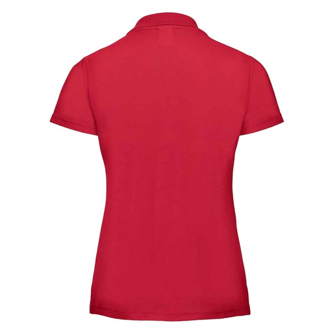 Russell Dames/Dames Polycotton Klassiek Poloshirt (Klassiek rood)