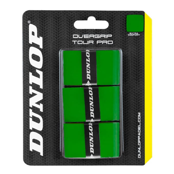Dunlop Tennis / Padel Overgrip - Groen - 3 pack
