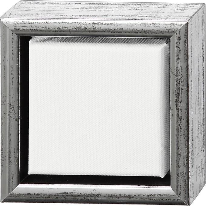 Canvas met lijst, afm 10x10 cm, 360 gr, diverse kleuren, 1 stuk