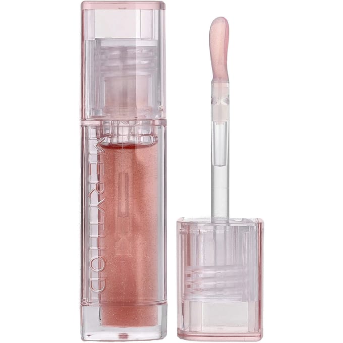 Merythod, Huile à Lèvres Blingchu, 04 Corail Étoilé, 3,5 ml (0,12 fl oz) white
