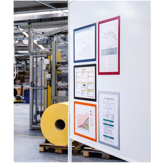 Durable 486807 Documenthouder Donkerblauw (b x h) 325 mm x 445 mm DIN A3 staand, DIN A3 liggend