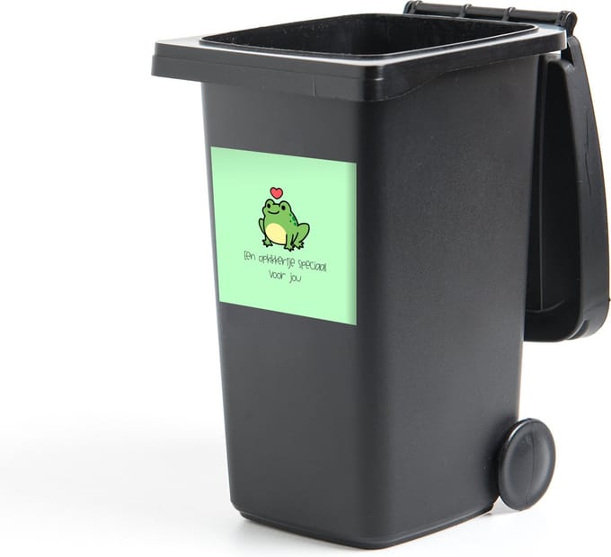 Container sticker Sterkte - Quotes - Dieren - Opkikker - 40x40 cm - Kliko sticker