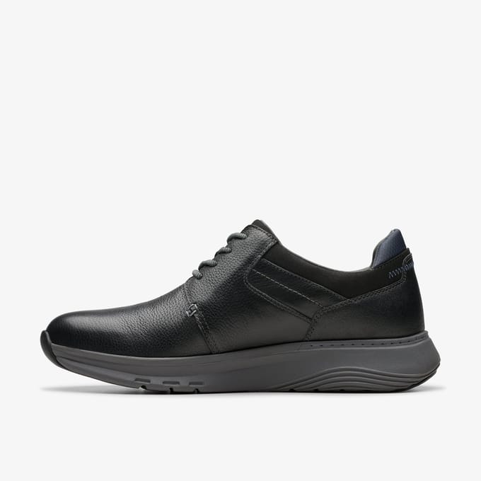Motion Trek PT Zwarte Leren Sneakers