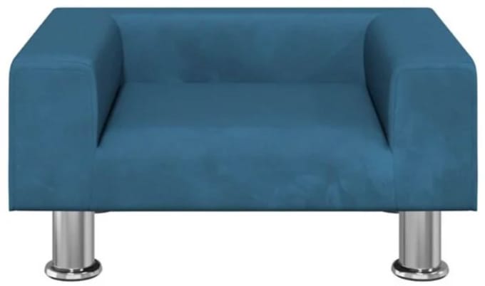 Hondenmand 50x40x26,5 cm fluweel blauw