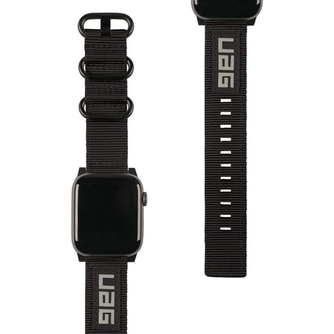 UAG Nato band voor de Apple Watch | 38/40/41/42 mm - Zwart