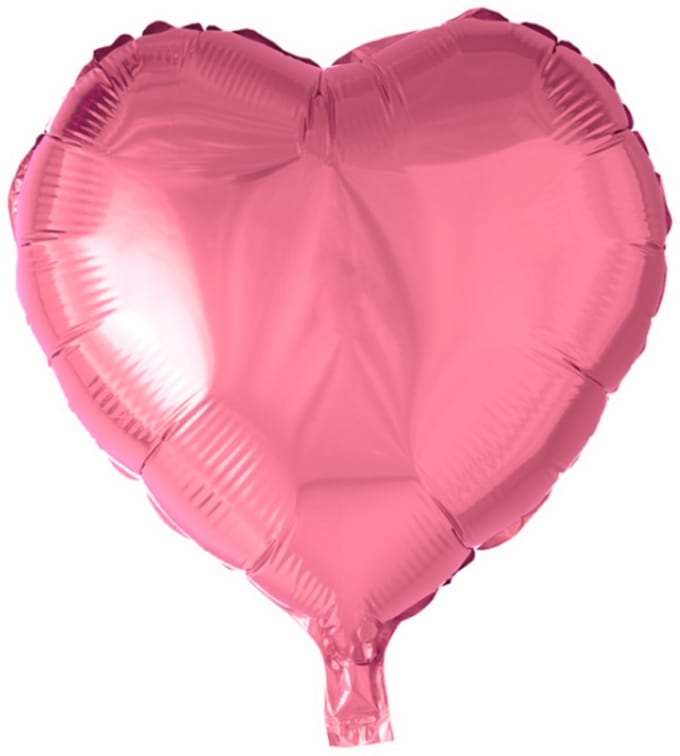 Folie ballon hart roze 46 cm