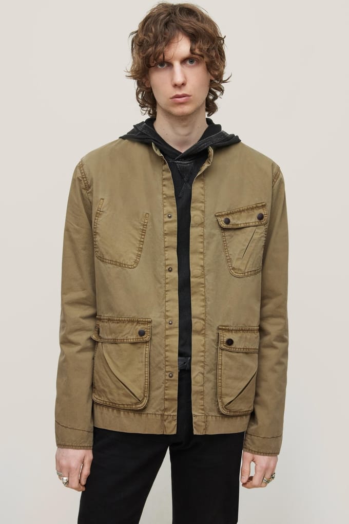 John Varvatos Dom M65 Jacket-inspired M Olive Größe: 52 | Militärjacken Outlet | Herren | Grün