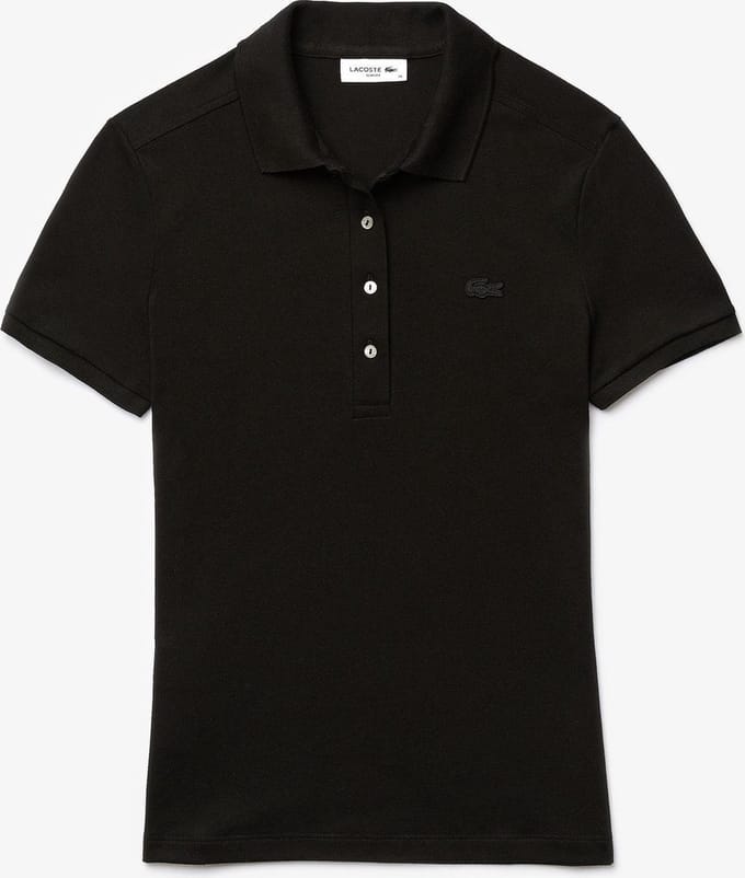 Lacoste Dames Poloshirt - Black - Maat 44