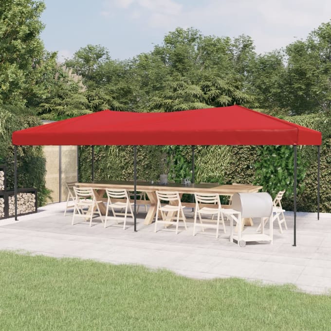 vidaXL - Partytent - inklapbaar - 3x6 - m - rood