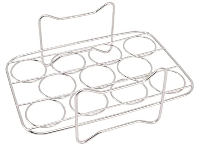 Multifunctioneel Eierstoomrek van Roestvrij Staal voor Snel Koken van Eieren