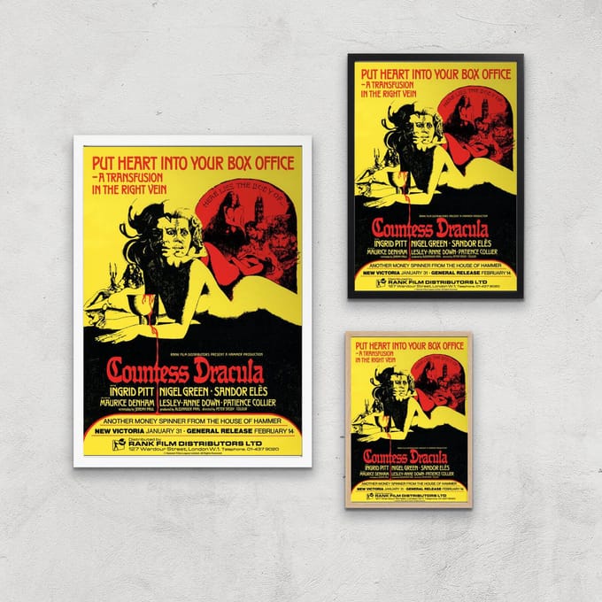 Countess Dracula Giclee Art Print - A2 - Print Only