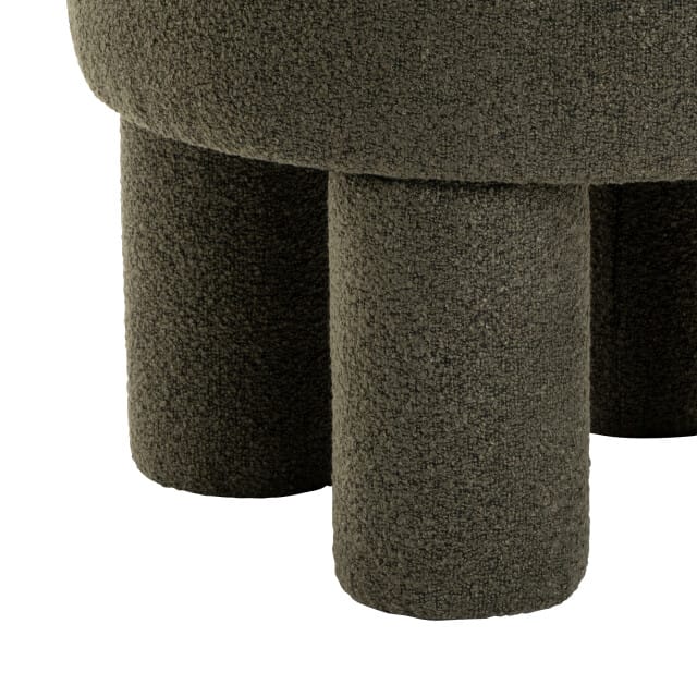 Multifurn Poef demi bouclé