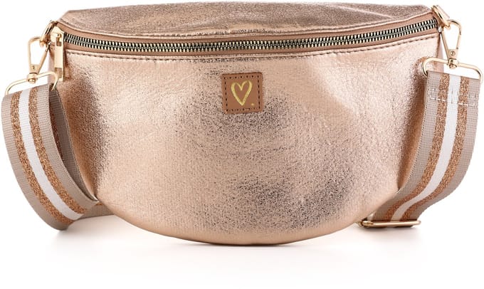 Heuptasje / Crossbodytas Nola - Metallic Champagne