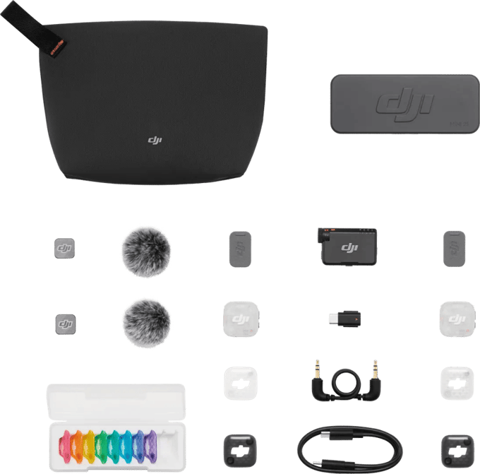 DJI Mic Mini 2S (2 TX + 1 RX + Charging Case)