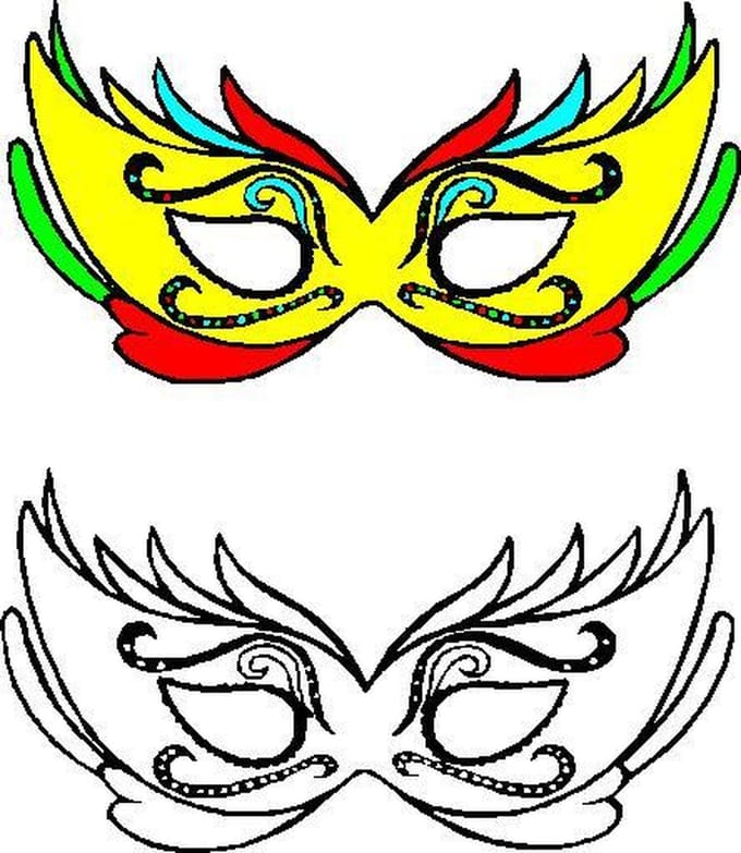 Carnaval raamsticker Sjiek kleur groot