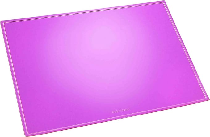 Transparante bureaubladonderlegger - 40 x 53 cm, kleurrijk en functioneel