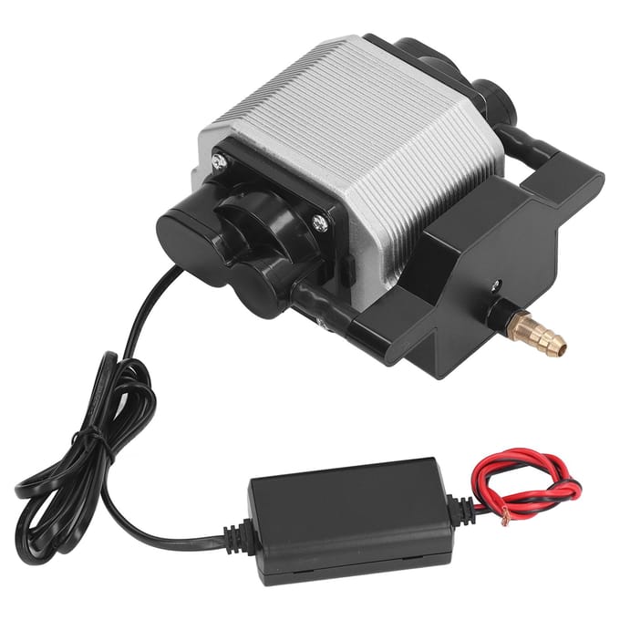 Luchtondersteuning Lasersnijder Luchtondersteuningspomp Snijden Laag Geluidsniveau Accessoire voor Lasergraveermachine DC50 black