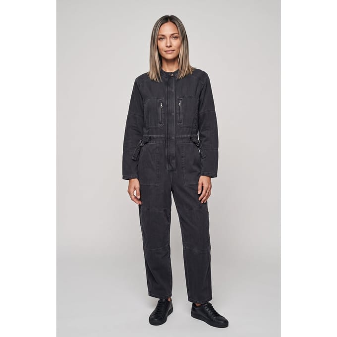 ARKET Eldra Denim Jumpsuit Grey Taglia: 32 | Tute Outlet | Donna | Blu