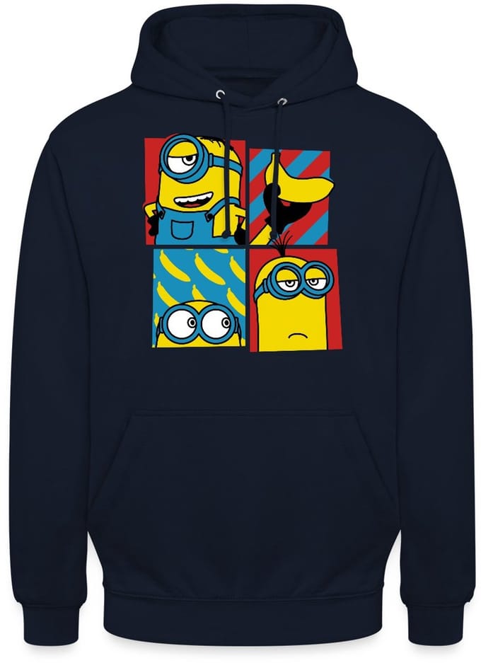 Minion Stuart Bob Kevin Humor Hoodie Unisex