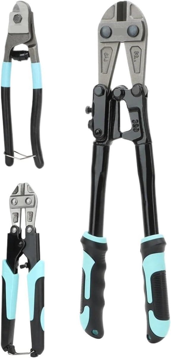 Betonschaar - Kettingsnijder - Draad Snijden - Ergonomische Handgreep - 3-delig - Multicolor