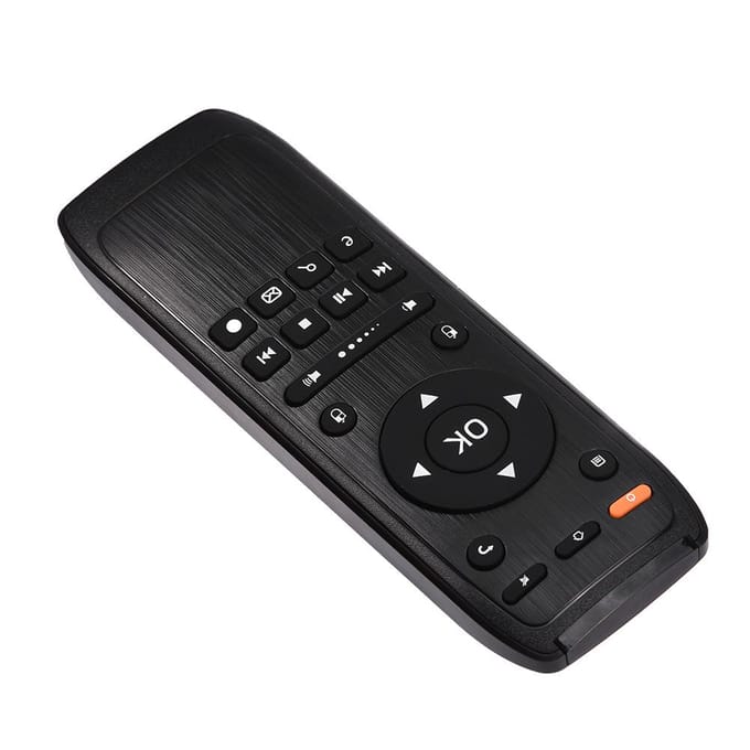 Draagbare Mini Luchtmuis Draadloos Toetsenbord Afstandsbediening voor TV PC Android iOS Smartphone black