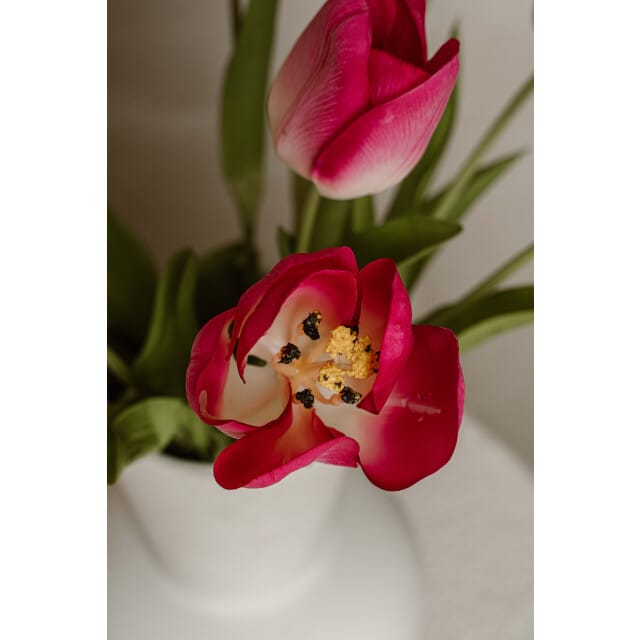 Indore Home Zijdenboeket tulpen lichtroze