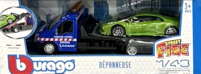 Bburago Lamborghini Huracan - Modelauto - Schaal 1:43 - Blauw/Groen/Zwart