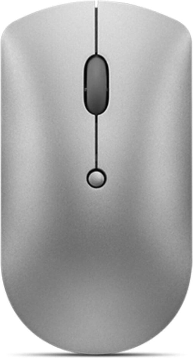 Lenovo 600 Bluetooth Silent Mouse - Muis - Blue optical - 3 knoppen - Grijs