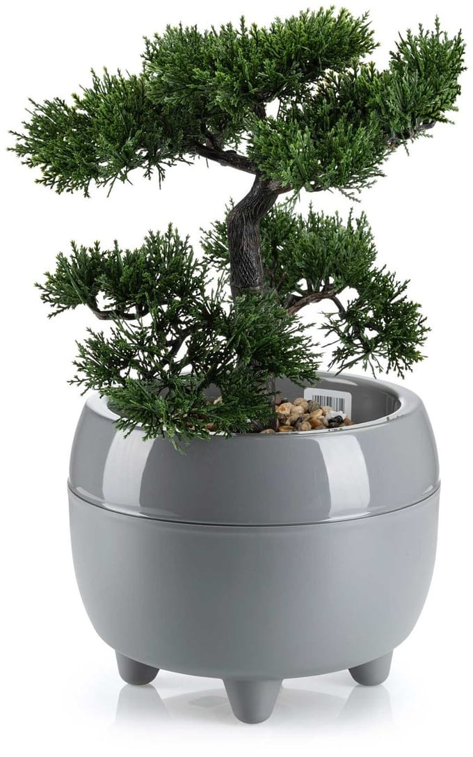 HowHomely - Bloempot - Grijs - Met Poten - Minimalistisch Design