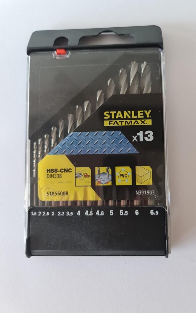 Stanley Hss-metaalboor Set Fatmax Precision - Diam. 1,5-6,5mm