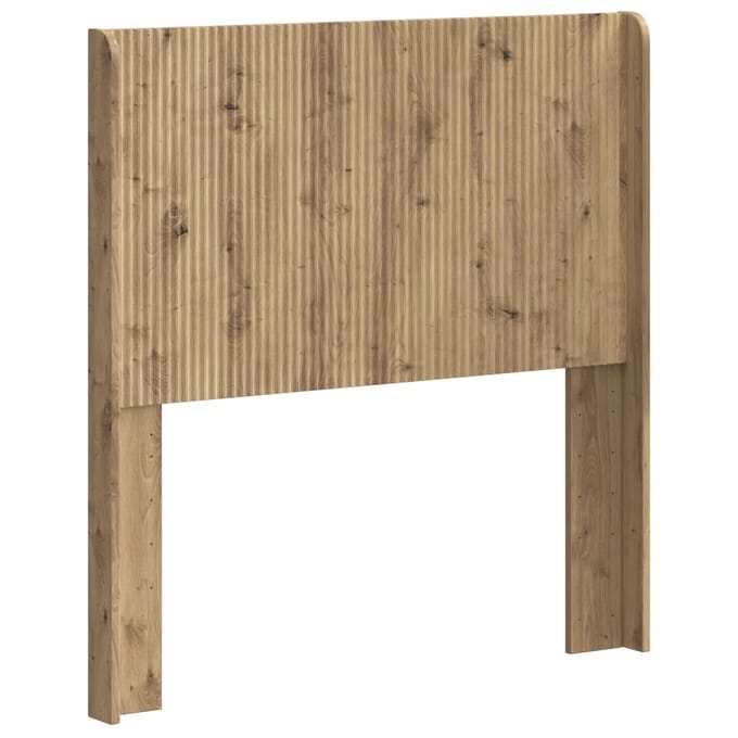 vidaXL - Hoofdbord - Artisanaal - eiken - Bewerkt - hout