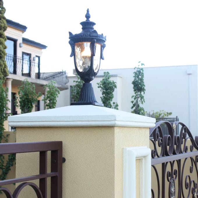 Elstead Lighting Mini LED Tuin Pilaar Philadelphia | 1X E27 Max 60W | IP44 (Outdoor) | Old Bronze
