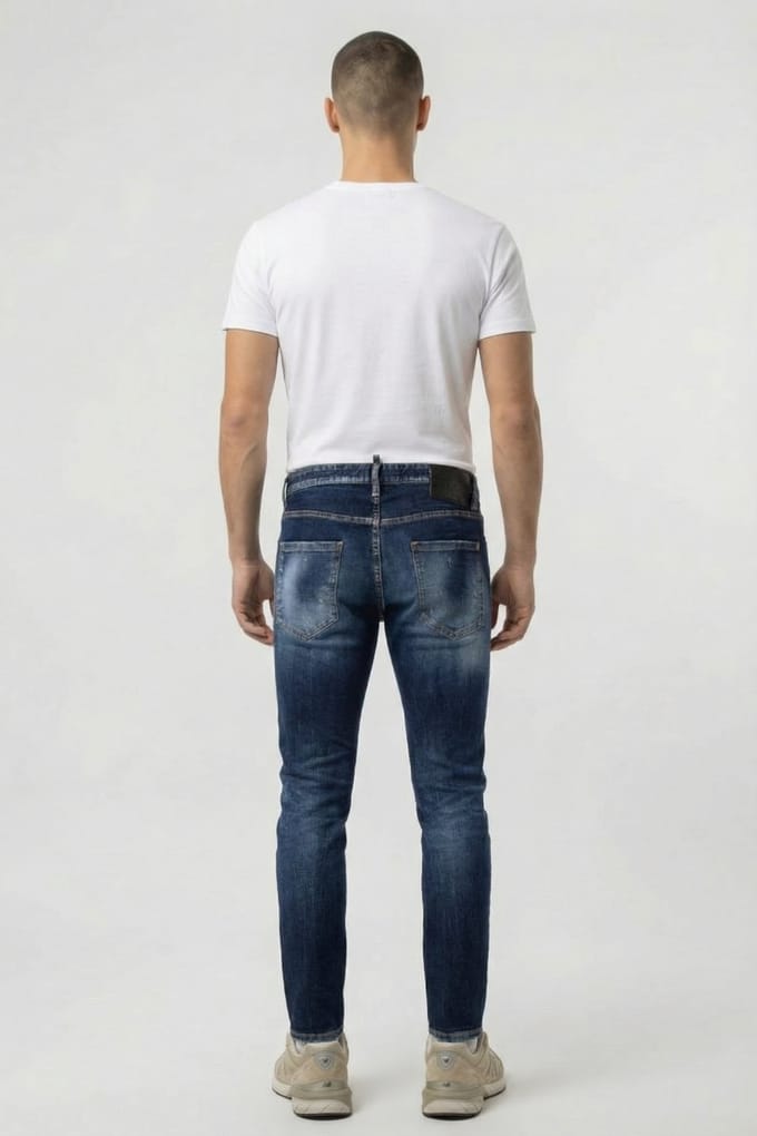 Dsquared2 Jeans 5 Pockets Blue Größe: W54 | Slim Jeans Outlet | Herren | Blau