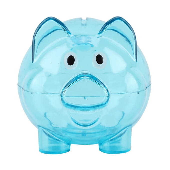 Tirelire cochon créative mignonne de couleur cadeau d'anniversaire jouet tirelire cochon(vert) blue