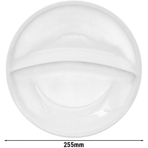 (12 stuks) THERMO FUTURE BOX Porseleinen bord - Rond - 2-delig - Wit