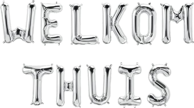 Foil balloon kit - Welkom thuis