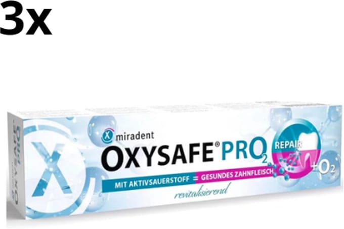Miradent Tandpasta OXYSAFE Pro² - 3 x 75 ml