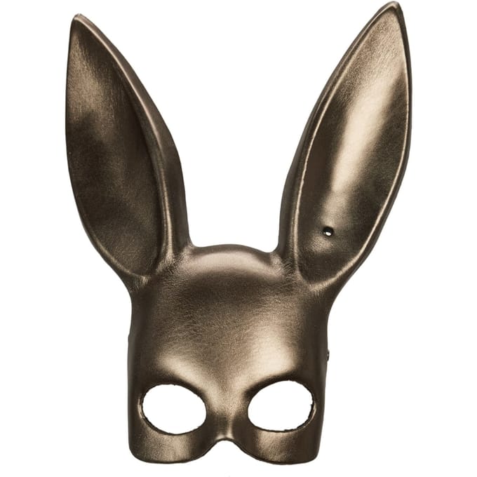 Asche & Gold | Bunny Mask | BDSM Mask | Goud