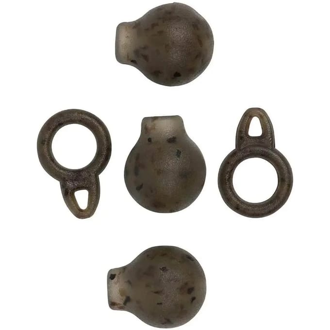Vleesetende pellets Fox Rage Predator Camo Run Rings & Bead Kit (x10)