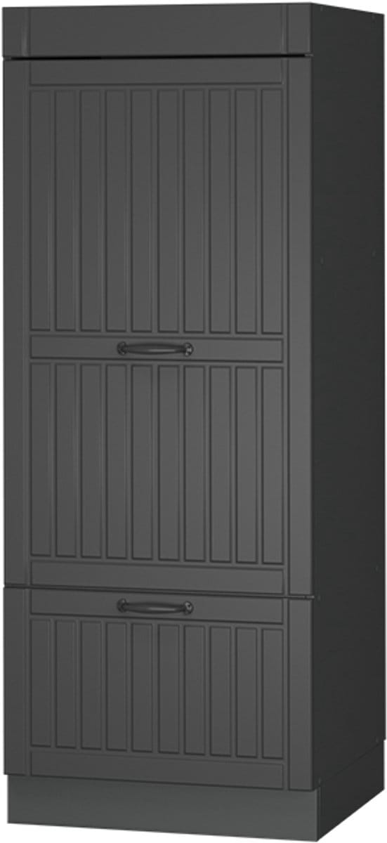 Vicco Hoge kast Fame-Line, Donkergrijs/Antraciet, 60 cm