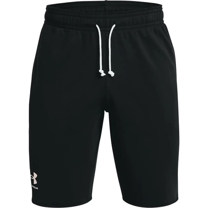 Under Armour Rival Terry Short Heren - Sportbroeken - zwart - maat S
