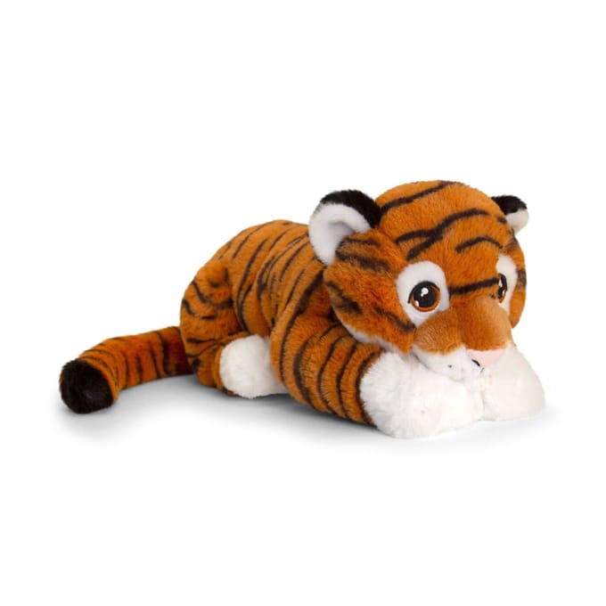Keel Toys Pluche - Liggende Tijger 25 CM